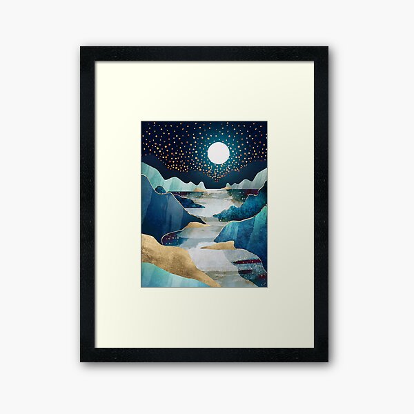 Moon Glow Framed Art Print