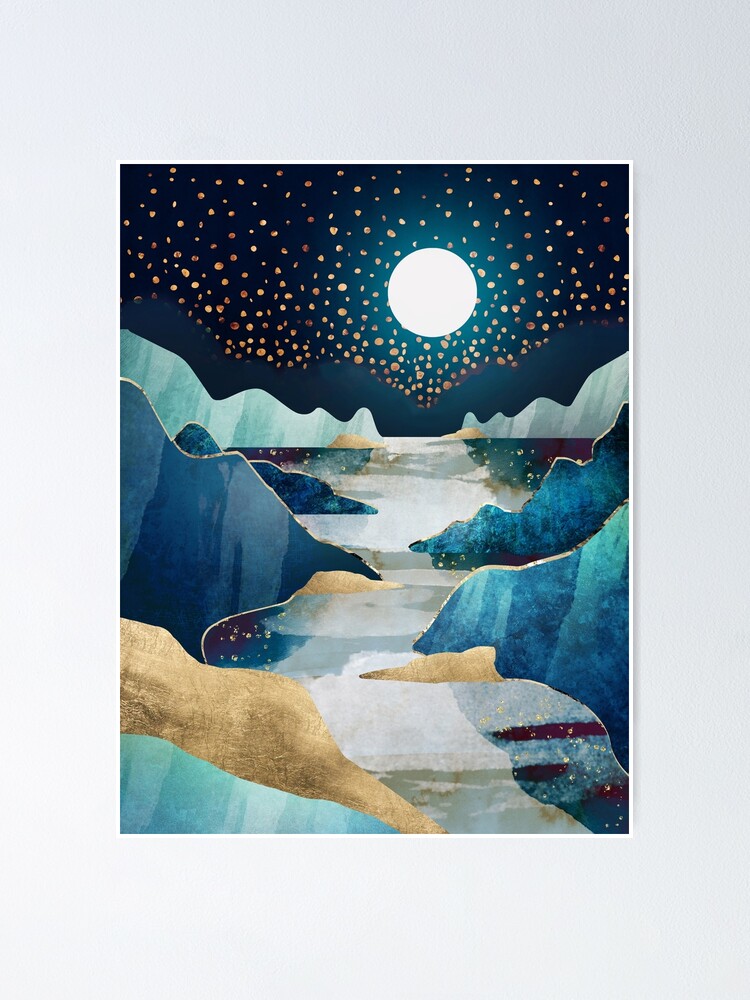 Alternate view of Moon Glow Poster