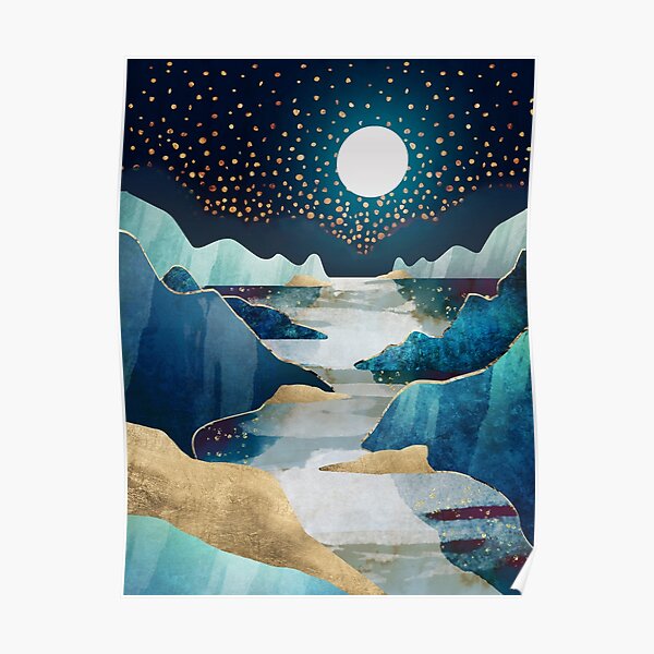 Moon Glow Poster