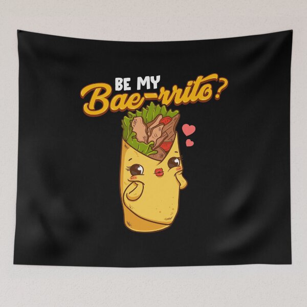 Item preview, Cute & Funny Be My Bae-rrito Bae Burrito Pun designed and sold by perfectpresents.