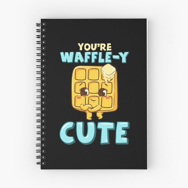 Item preview, Funny You're Waffle-y Cute Waffle Breakfast Pun designed and sold by perfectpresents.