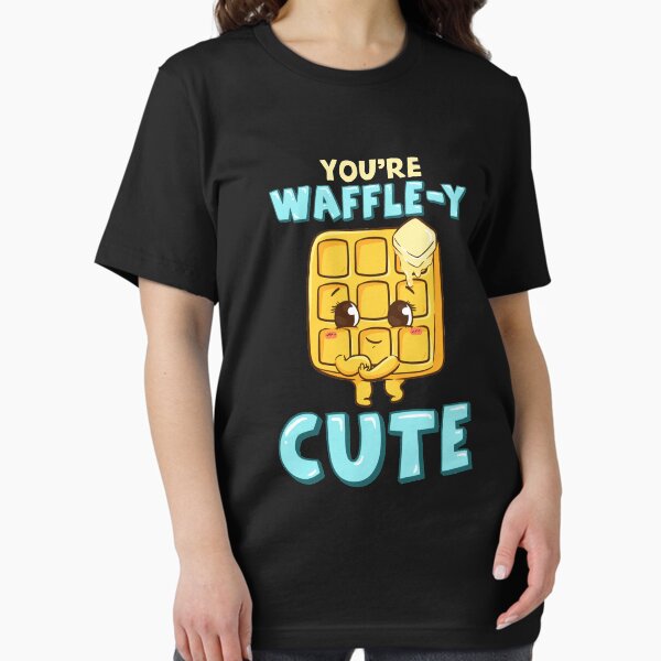 Item preview, Funny You're Waffle-y Cute Waffle Breakfast Pun designed and sold by perfectpresents.