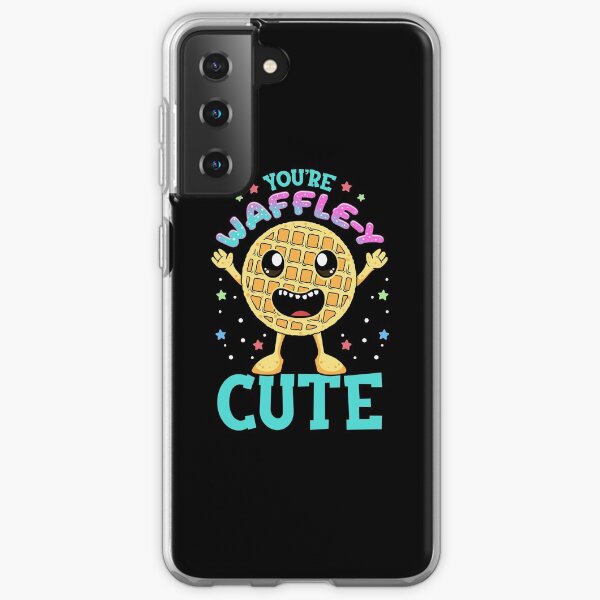 Cute & Funny You're Waffle-y Cute Waffle Pun Samsung Galaxy Soft Case