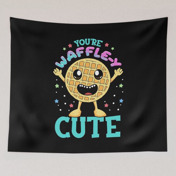 Item preview, Cute & Funny You're Waffle-y Cute Waffle Pun designed and sold by perfectpresents.