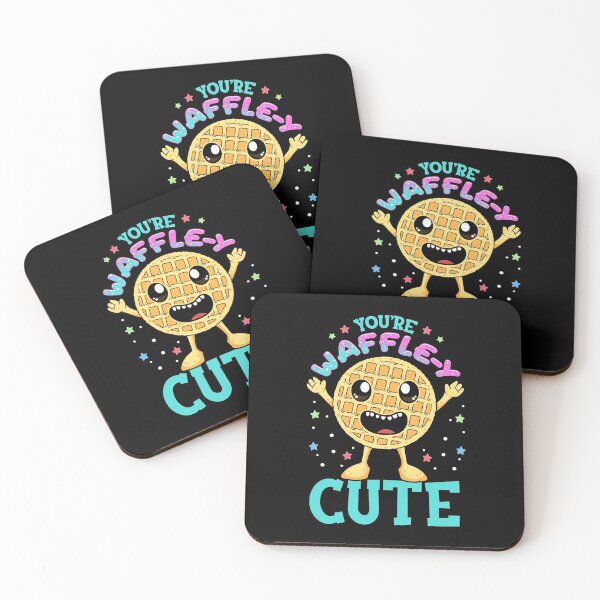 Item preview, Cute & Funny You're Waffle-y Cute Waffle Pun designed and sold by perfectpresents.