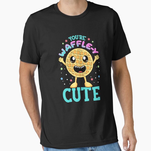 Item preview, Cute & Funny You're Waffle-y Cute Waffle Pun designed and sold by perfectpresents.