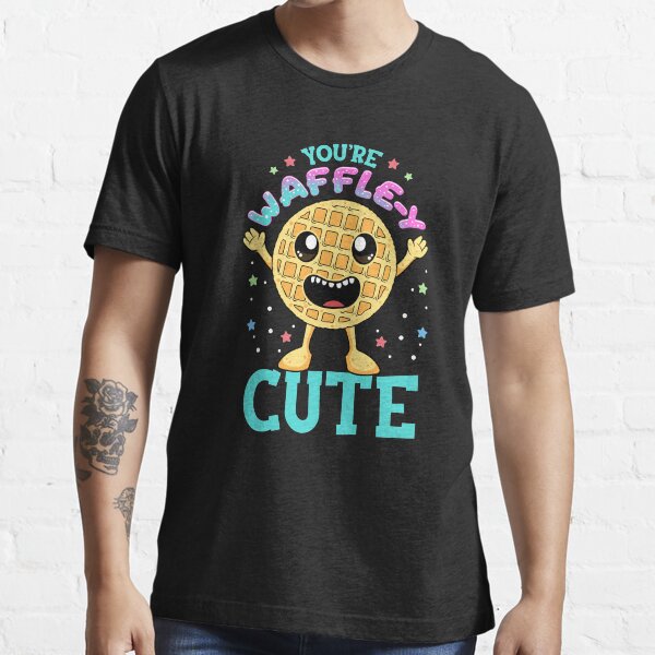 Cute & Funny You're Waffle-y Cute Waffle Pun Essential T-Shirt
