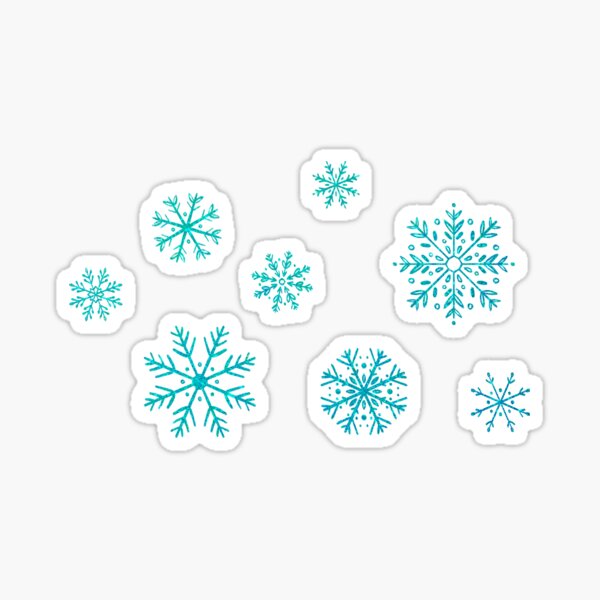 Snowflake Stickers 