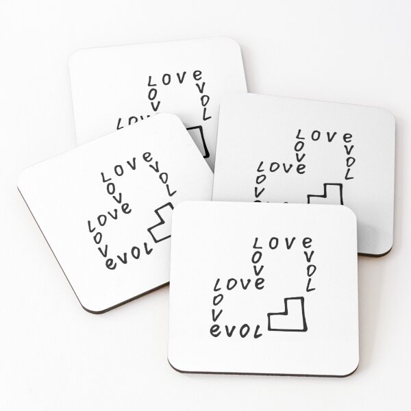 Item preview, Minimalist black design. Heart illustration made of words love and heart icon. Handdrawn doodle design  designed and sold by Miledi.
