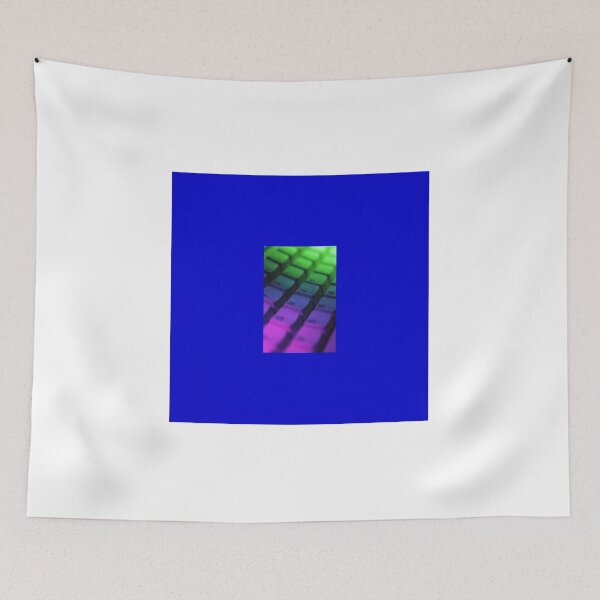 Item preview, Colorful Computer Keys with a blue frame. designed and sold by ROBERTDBROZEK.