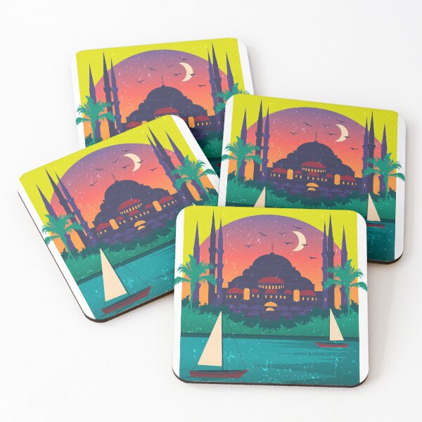 Item preview, Istanbul travel poster designed and sold by ECLECTICimprint.