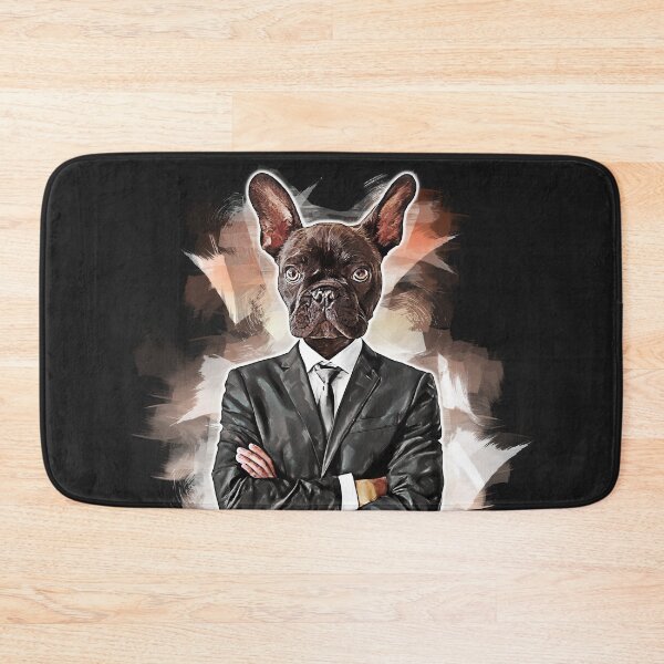 Item preview, French Bulldog Funny Frenchie Business Human Costume Suit designed and sold by RobDigital.