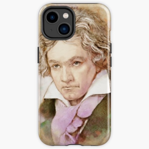 Ludwig van Beethoven im Aquarell Stil iPhone Robuste Hülle