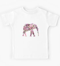 Abstract Pink Flower Kids Tee