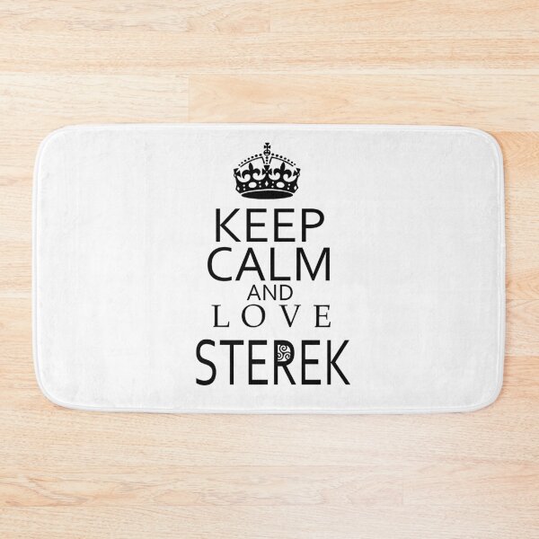 Item preview, Keep Calm and love STEREK Teen Wolf black version designed and sold by morigirl.
