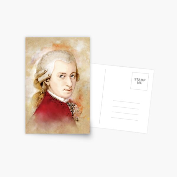 Wolfgang Amadeus Mozart Postcard