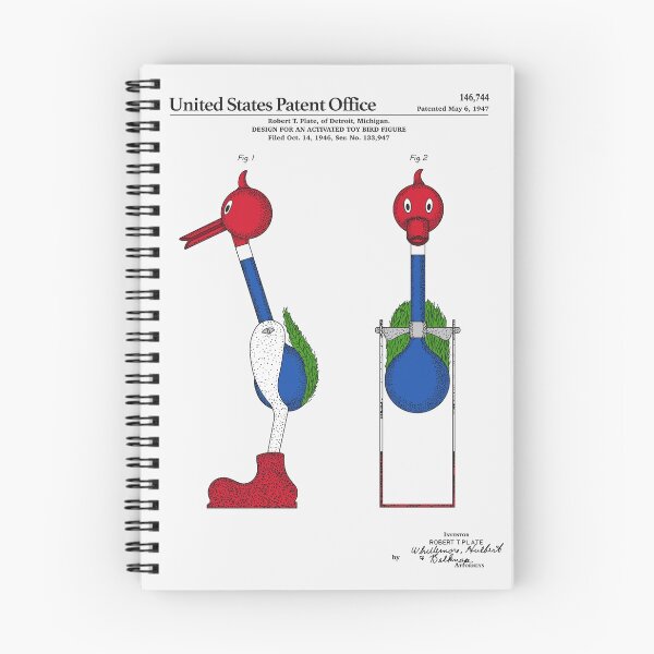 Artikelvorschau, Drinking Bird Patent entworfen und verkauft von FinlayMcNevin.