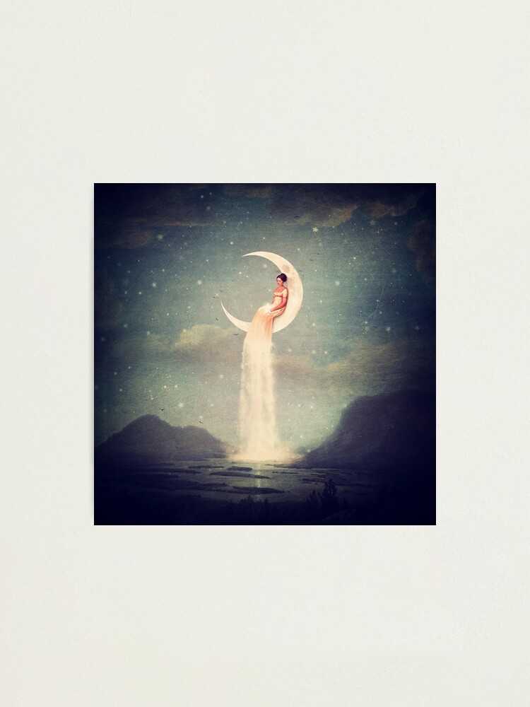 Alternate view of Moon River Lady Photographic Print