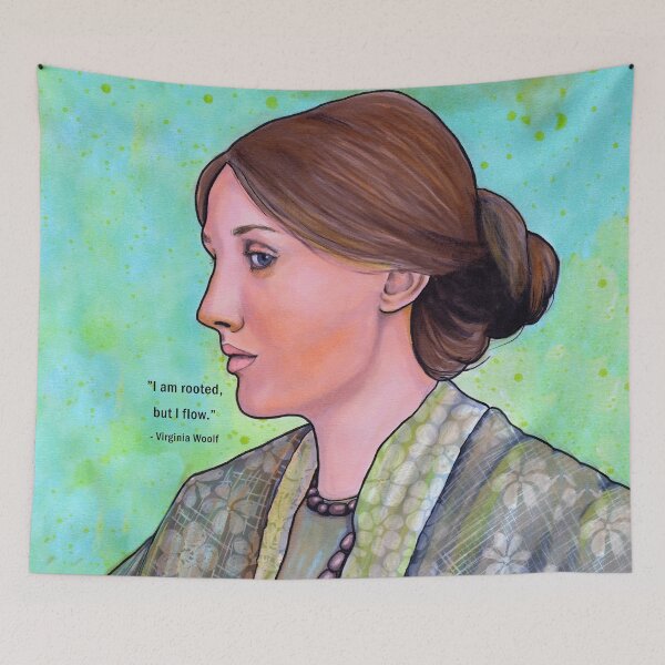 Item preview, Virginia Woolf - with quote designed and sold by melander.
