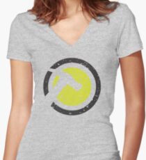 Captain Hammer Women's Fitted V-Neck T-Shirt
