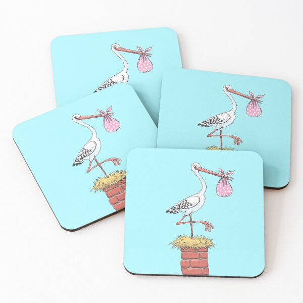 Item preview, stork on the chimney holds the bind designed and sold by duxpavlic.