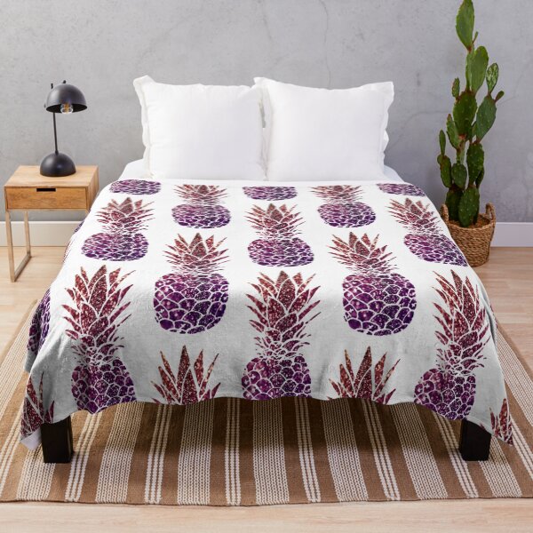 Item preview, Pink Purple Pineapple Print designed and sold by mydoodlesateme.