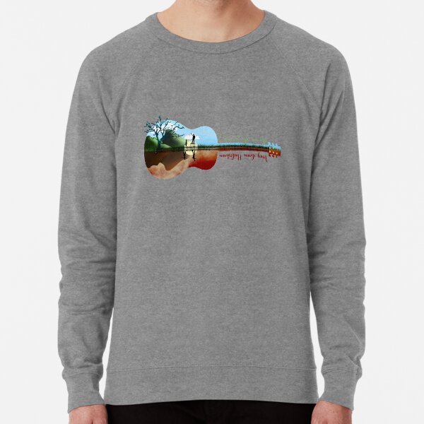 Hadestown guitar silhouette Lightweight Sweatshirt