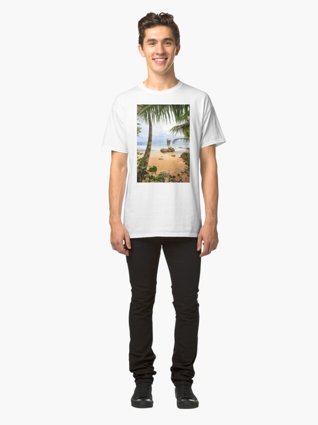 Alternate view of Beach in Manzanillo Costa Rica Classic T-Shirt