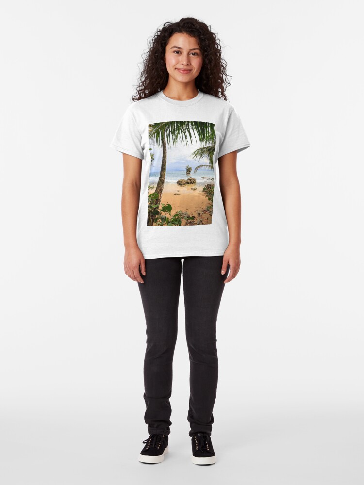 Alternate view of Beach in Manzanillo Costa Rica Classic T-Shirt