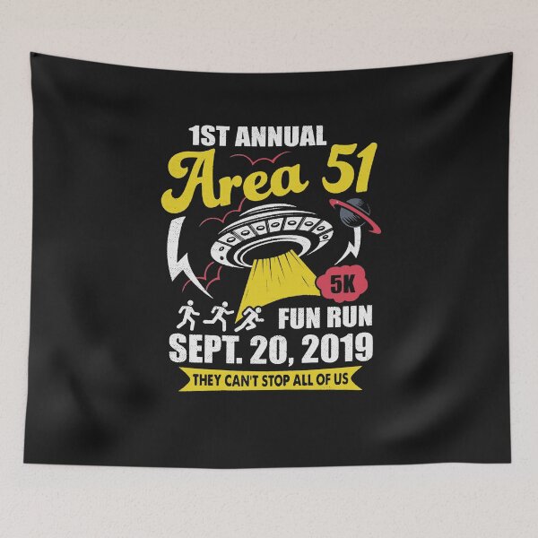 Item preview, Area 51 Fun Run designed and sold by Funny Tee.