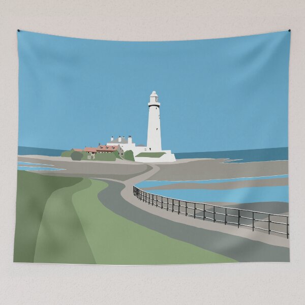 Item preview, St Mary's Lighthouse, Whitley Bay designed and sold by Richard O'Neill Art.
