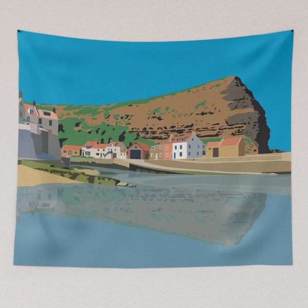 Item preview, Staithes designed and sold by Richard O'Neill Art.