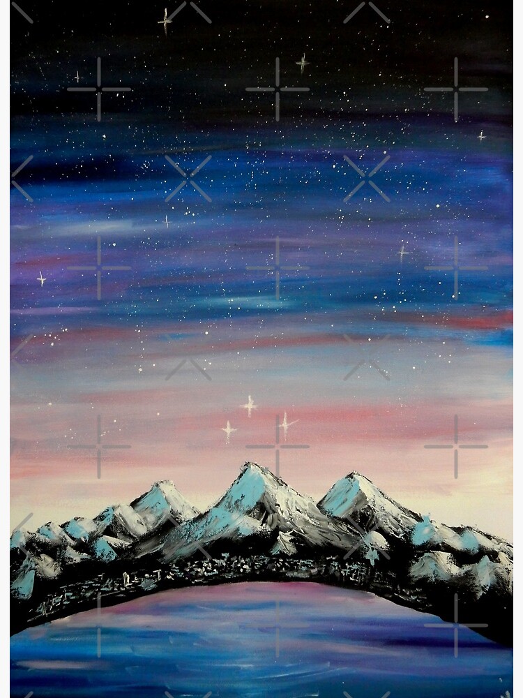 Velaris Night Court inspired painting Art Board Print