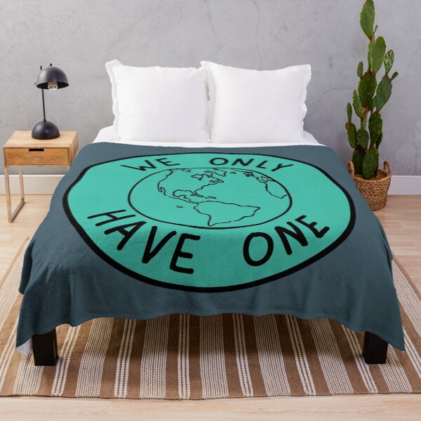 Item preview, We Only Have One Planet - Teal designed and sold by MOREDANKMEMES.