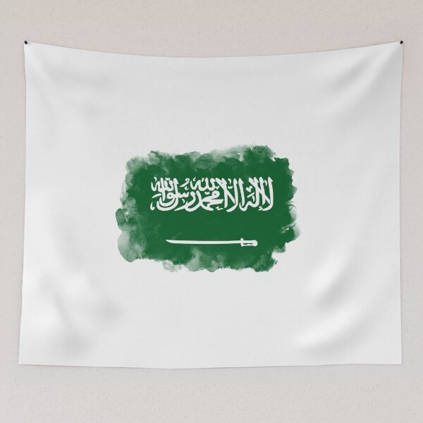 Item preview, SAUDI ARABI FLAG علم المملكة العربية السعودية designed and sold by foreveryone.