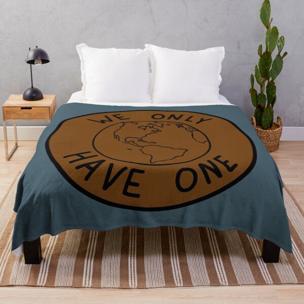 Item preview, We Only Have One Planet - Coffee Brown designed and sold by MOREDANKMEMES.