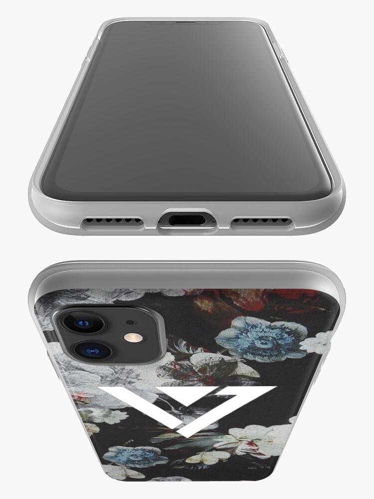 Alternative Ansicht von Schwarz Floral Siebzehn Kpop iPhone und Samsung Fall iPhone-Hülle & Cover