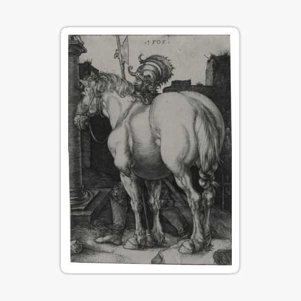 Item preview, Dante and horse - Albrecht Durer designed and sold by Vintage Designs +.