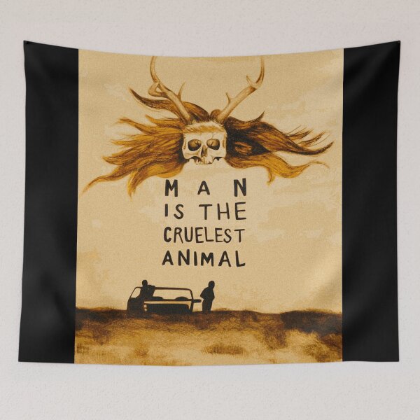 Item preview, "Man is the Cruelest Animal" - True Detective Quote by Rust designed and sold by L. Layne.