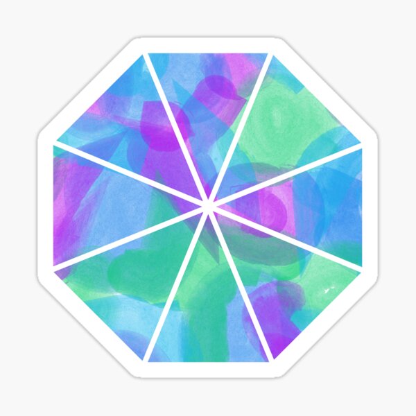 Octagonal Sticker