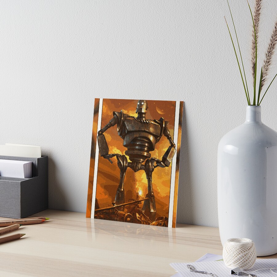 ""You are what you choose to be!" The Iron Giant Movie Quote" Art