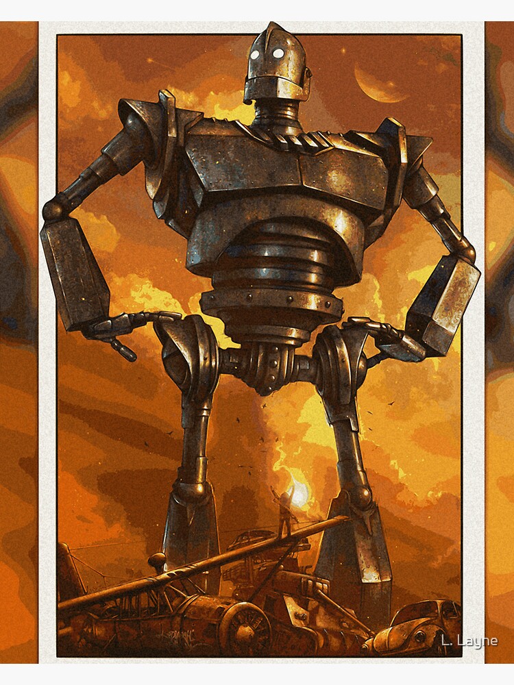 ""You are what you choose to be!" The Iron Giant Movie Quote" Sticker