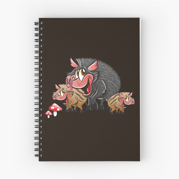 Item preview, Boar mom with little boarlings or baby piglets designed and sold by Grafikdiva.