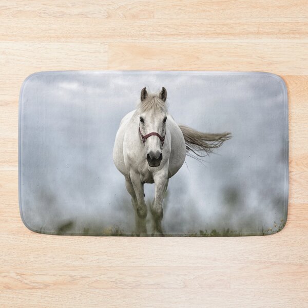 Item preview, White horse galloping designed and sold by fourretout.