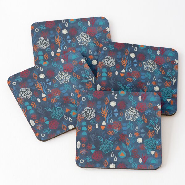 Item preview, Earth, Water, Fire, Air - a watercolor pattern designed and sold by micklyn.