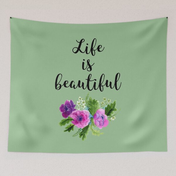 Item preview, Life is Beautiful designed and sold by MerryMakewell.