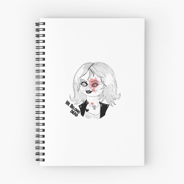 Item preview, BRIDE OF CHUCKY Tiffany 'We Belong Dead' doll head artwork sticker designed and sold by heauxshi.