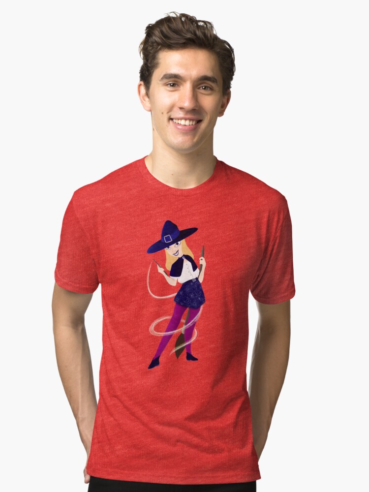 T-shirt chiné ''Sorcière' : autre vue