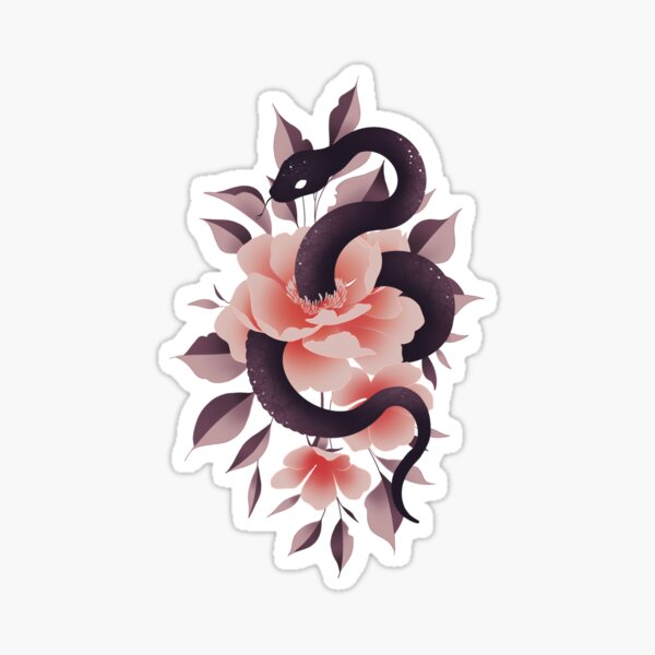 Item preview, Pastel snake rose designed and sold by Idaeltvik.