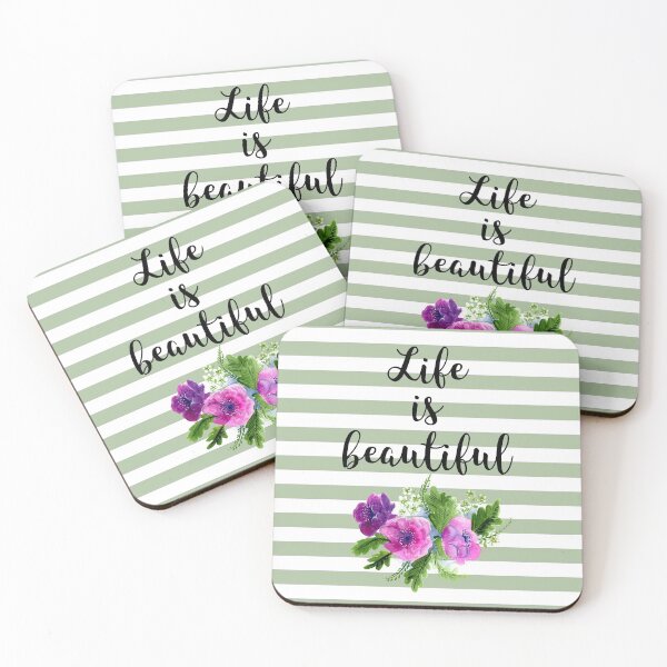 Item preview, Life is Beautiful designed and sold by MerryMakewell.